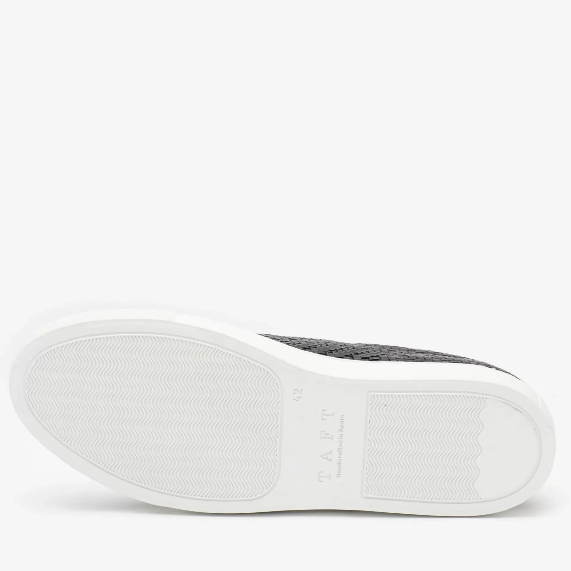 TAFT Sneakers>The Sneaker In Black Woven Leather |