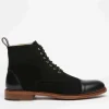 TAFT Boots>The Troy Boot - Black Suede |