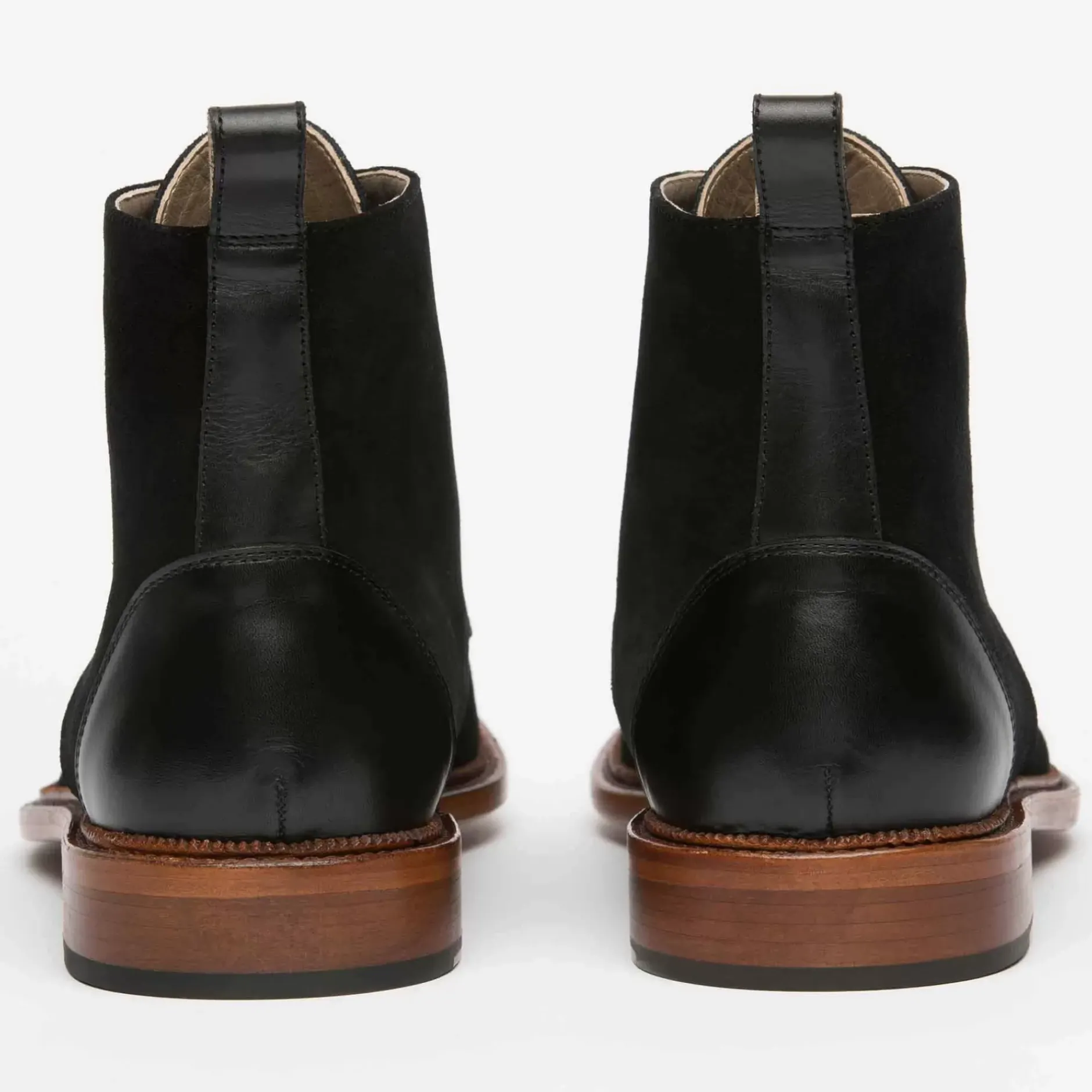 TAFT Boots>The Troy Boot - Black Suede |