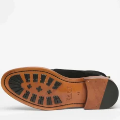 TAFT Boots>The Troy Boot - Black Suede |