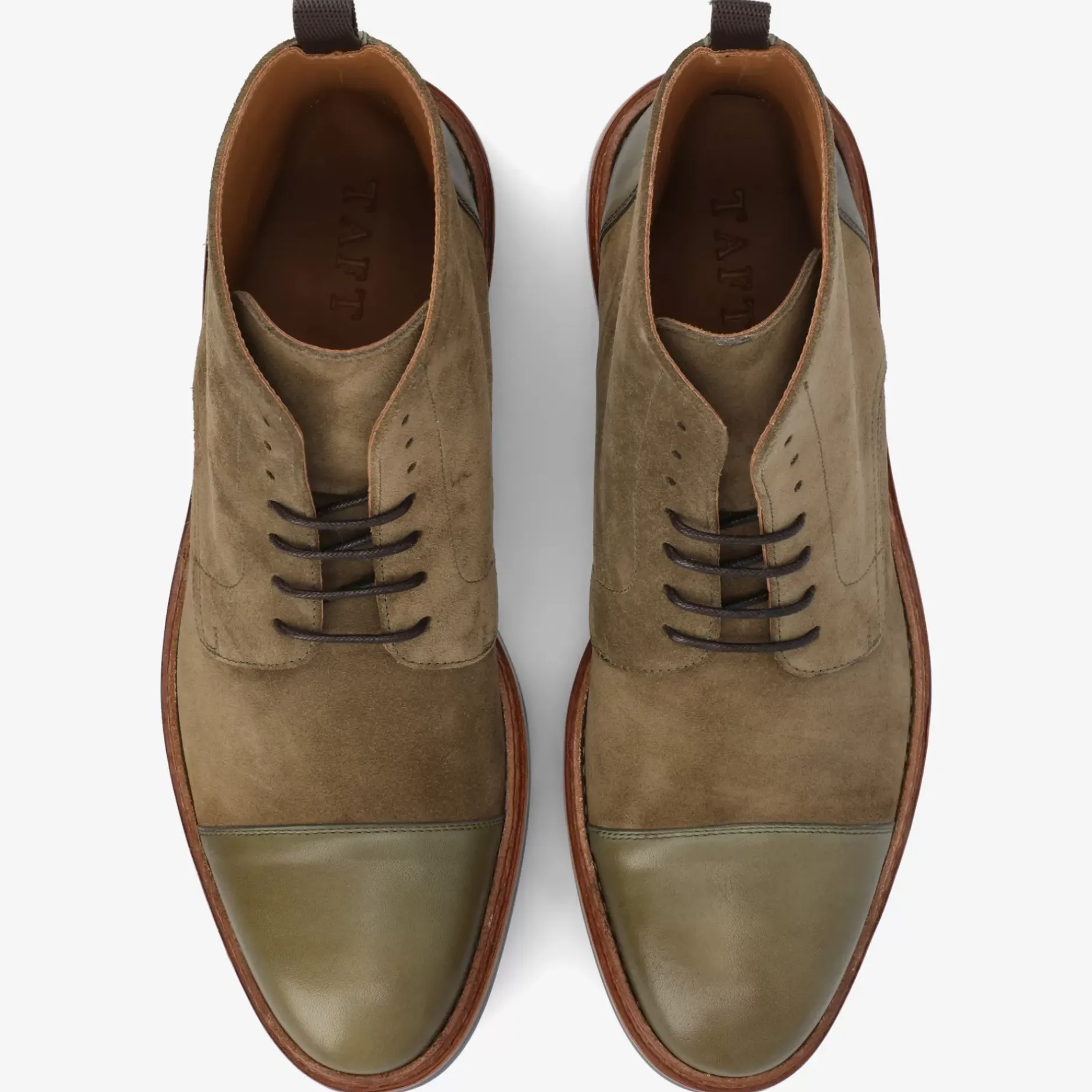 TAFT Boots>The Troy Boot In Olive