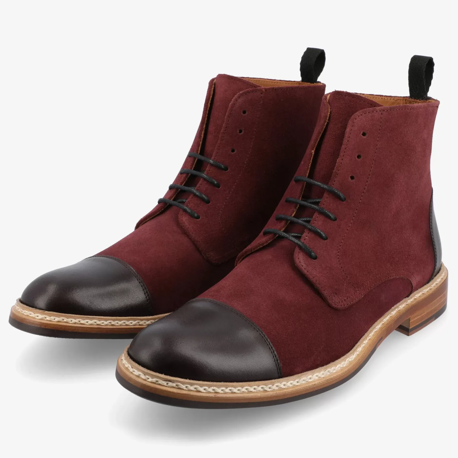TAFT Boots>The Troy Boot In Oxblood