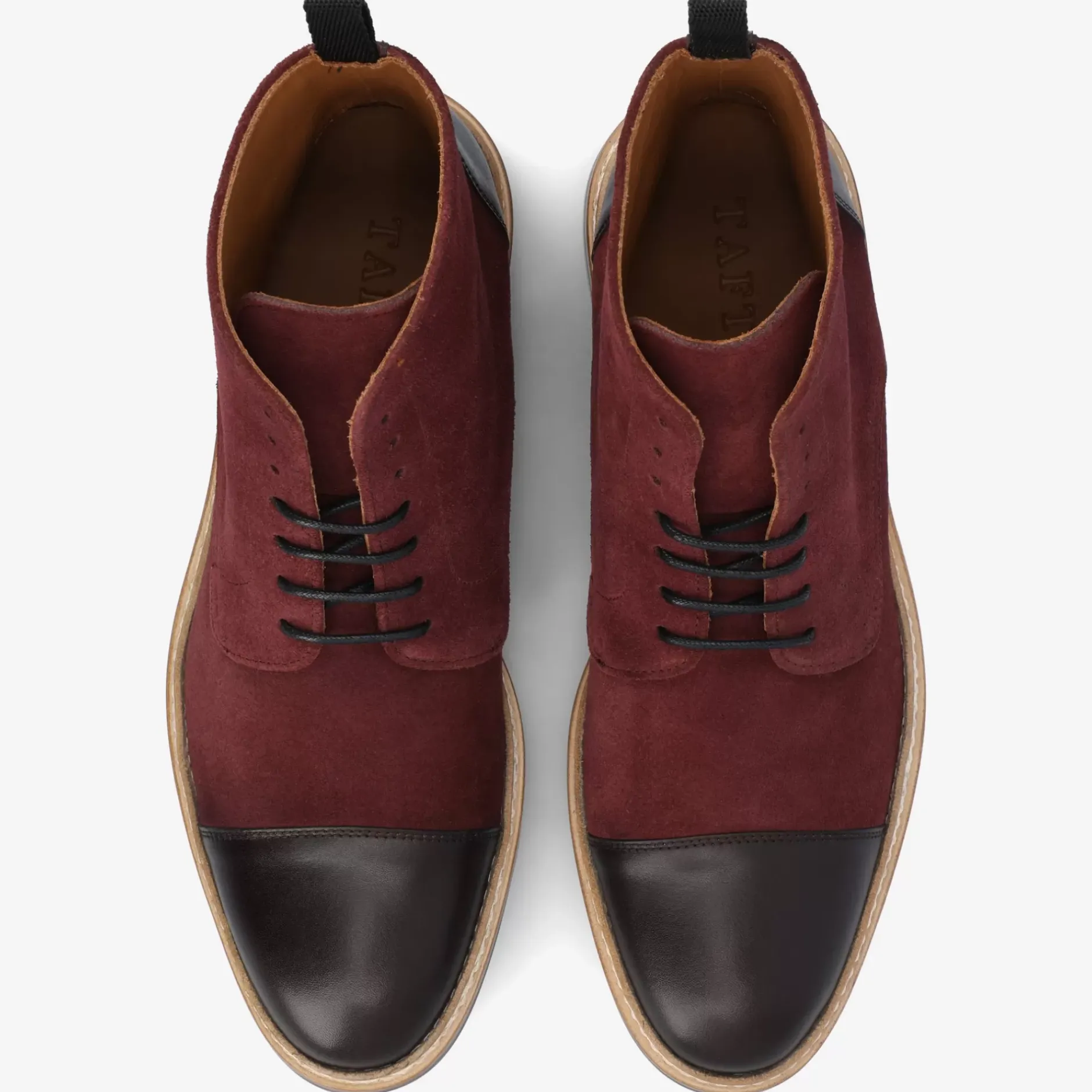 TAFT Boots>The Troy Boot In Oxblood