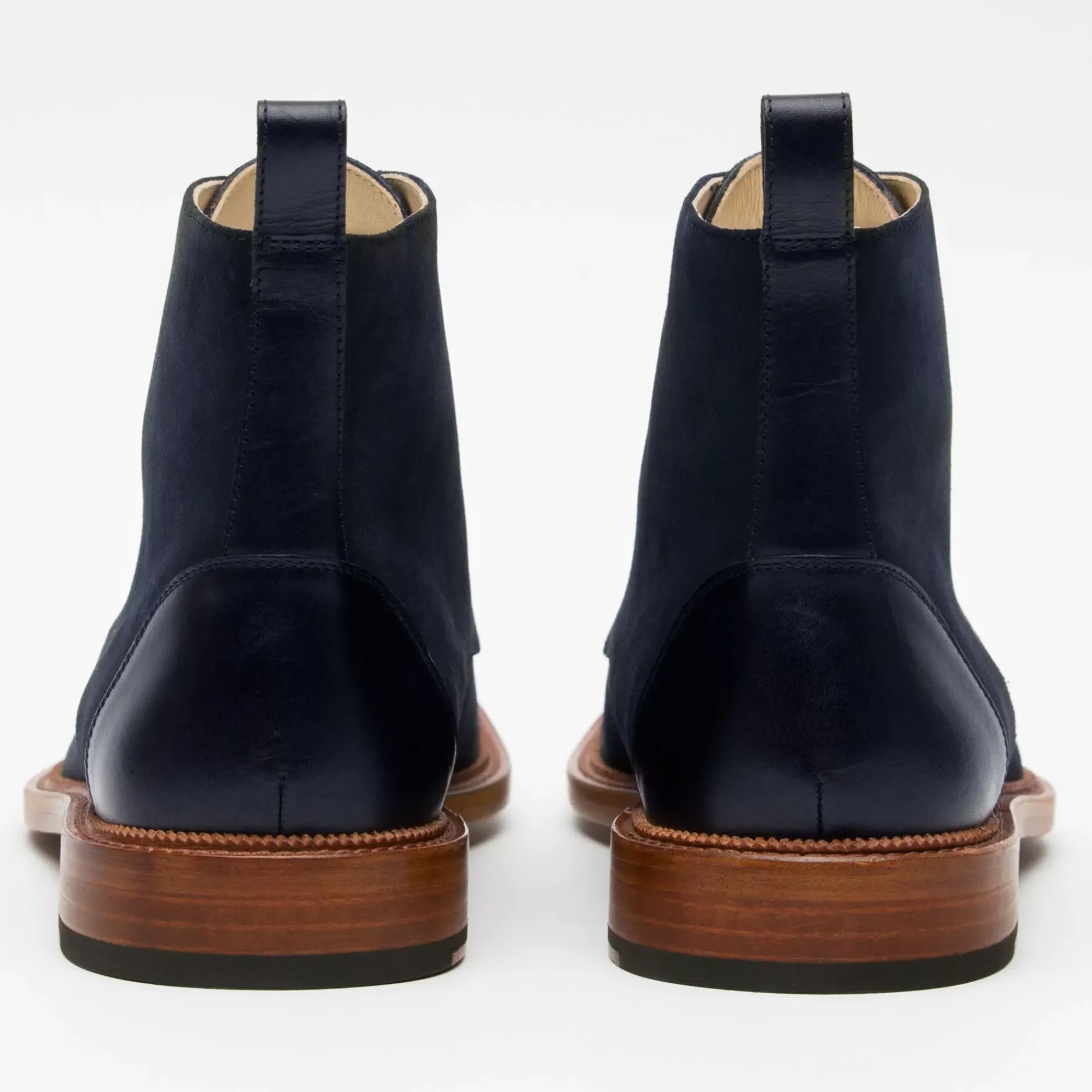 TAFT Boots>The Troy Boot - Navy Suede Boots |