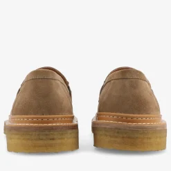 TAFT Loafers|Shoes>The Verona Loafer In Beige - Beige Suede Loafer |