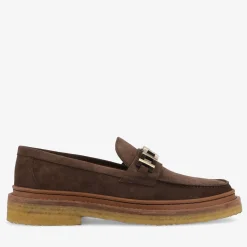 TAFT Loafers|Shoes>The Verona Loafer In Brown - Brown Suede Loafer |