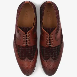 TAFT Shoes>The Wallace Shoe In Red Plaid |